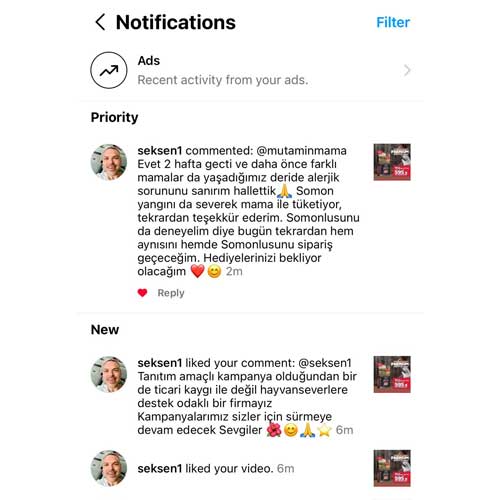 Mamamızı 2 Hafta Düzenli Kullanımdan Sonra Müşterimizin Instagramdan Yorumu :)