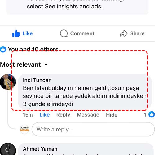 Ben İstanbuldayım Hemen Geldi Tosun Paşa Sevince Bir Tanede Yedek Aldım İndirimdeyken 3 Günde Elimdeydi