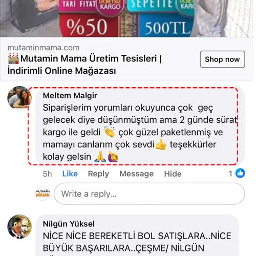 Yorumları Okuyunca Gecikecek Diye Düşündüm Ama 2 Günde Sürat Kargo İle Geldi Çok Güzel Paketlenmiş ve Mamayı Canlarım Çok Sevdi