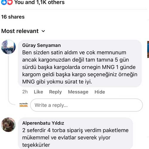 Ben Sizden Aldım Çok Memnunum Ancak Yurtiçi Kargo Harici Başka Kargo İle Çalışmıyorsunuz