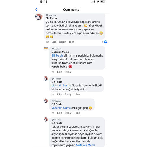 Elif Hanımdan İlk Önce Samimi Bir Tehdit :) Sonra Teşekkür Geri Bildirimi Biz Teşekkür Eder Her Zaman Bekleriz.