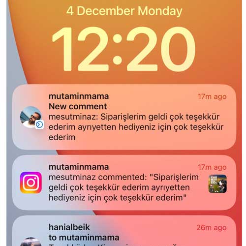Siparişlerim Geldi Çok Teşekkür Ederim -Mesut Bey
