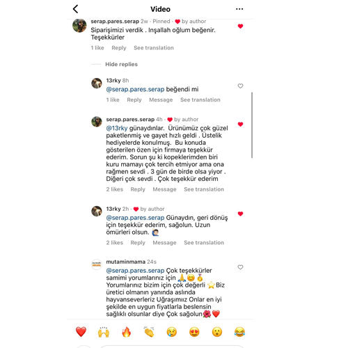 Serap Hanımın Köpekleri İçin Alıp Başka Bir Takipçimizin Ona Nasıl Beğendiler Mi Sorusuna Cevabı :)